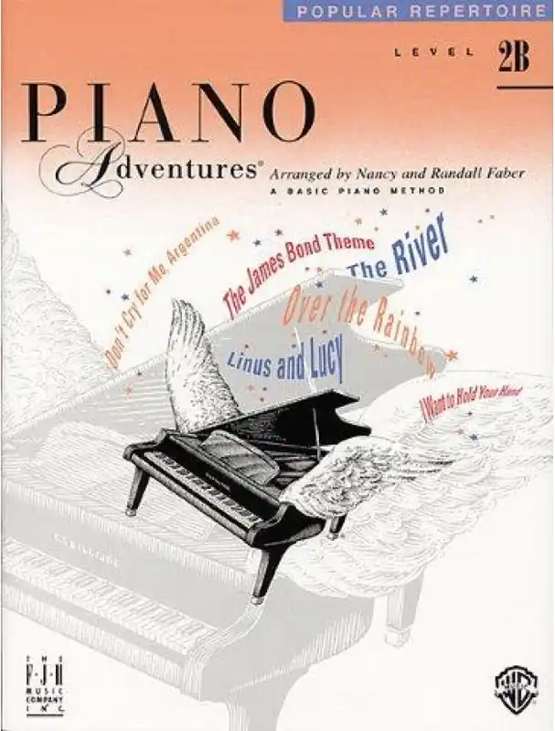 Piano Adventures Level 2B - Popular Repertoire Book (noty na sólo klavír) Akce