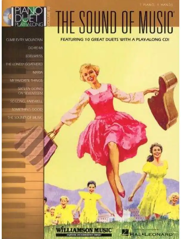 Piano Duet Play-Along 10 The Sound Of Music (noty, čtyřruční klavír) (+audio) Hit Sezóny