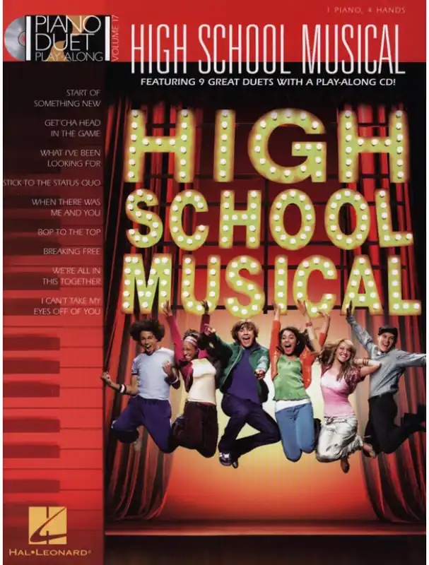 Akční Nabídka Piano Duet Play-Along 17 High School Musical (noty na čtyřruční klavír)(+audio)