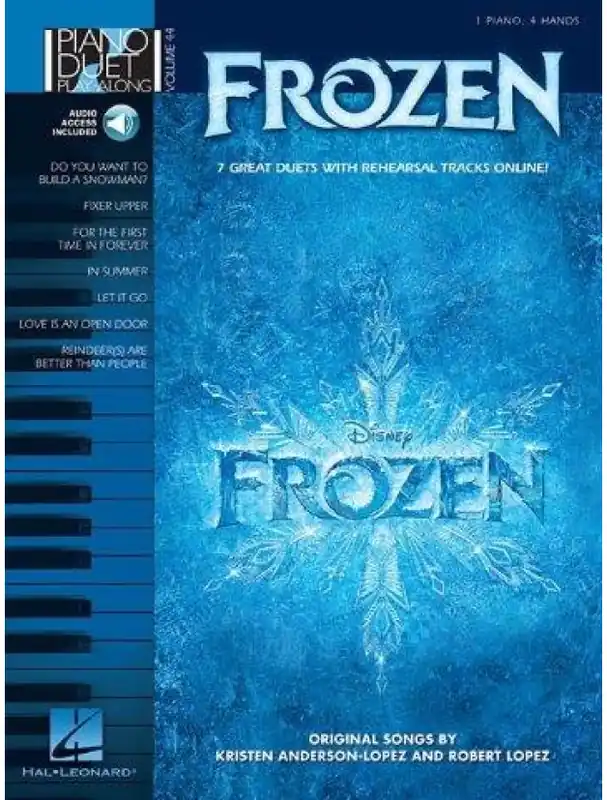 Piano Duet Play-Along 44 Frozen / Ledové Království (noty na čtyřruční klavír) (+audio) Bezpečná Platba