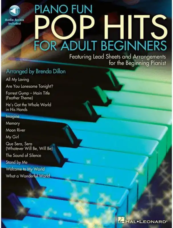 Časově Omezené Piano Fun Pop Hits for Adult Beginners for Adult Beginners (noty na klavír) (+audio)