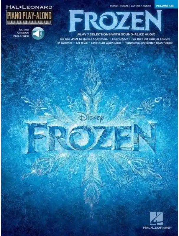 Bezpečná Platba Piano Play-Along 128 Frozen / Ledové království (noty na klavír, zpěv, akordy na kytaru) (+audio)