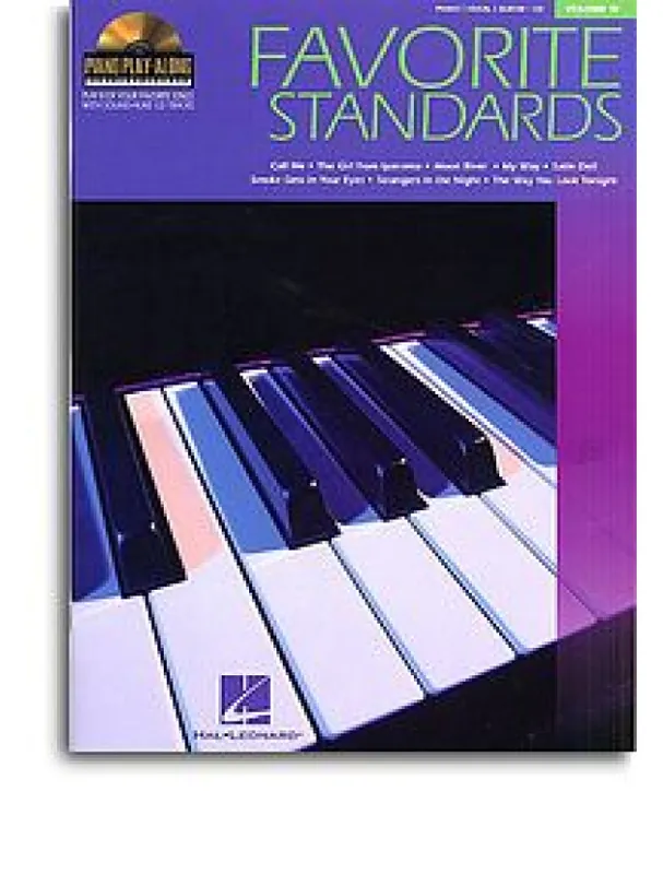 Piano Play-Along 15 Favourite Standards (noty, klavír, zpěv, kytara) (+audio) Akční Nabídka