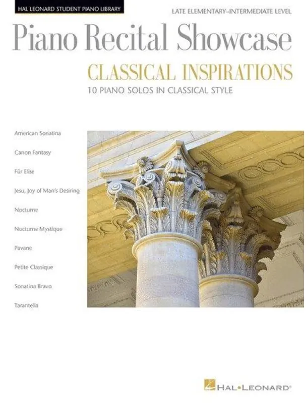 Piano Recital Showcase - Classical Inspirations (noty na sólo klavír) Objednat Nyní