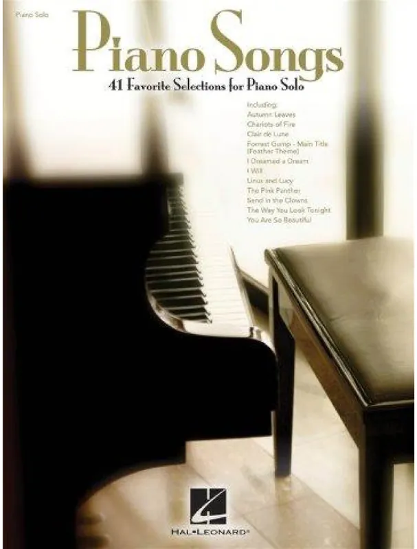 Sezónní Sleva Piano Song 41 Favorite Selections For Piano Solo (noty na sólo klavír)
