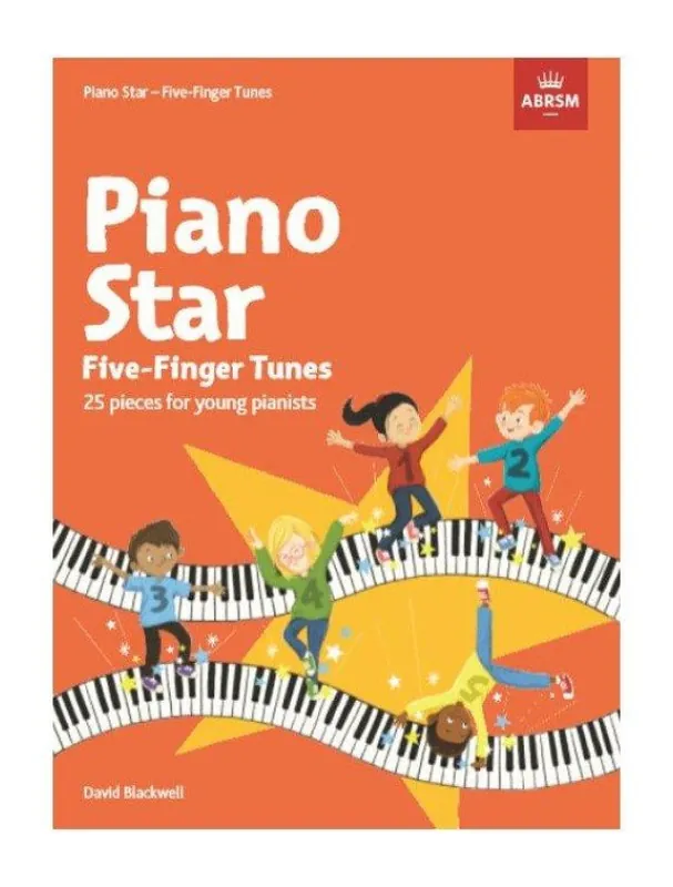 Piano Star Five-Finger Tunes - 25 Pieces For Young Pianists (noty na snadný sólo klavír) Akční Cena