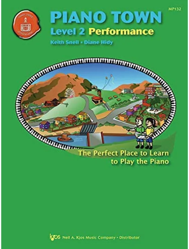 Piano Town Level 2 - Performance (noty na klavír) Zlevněný