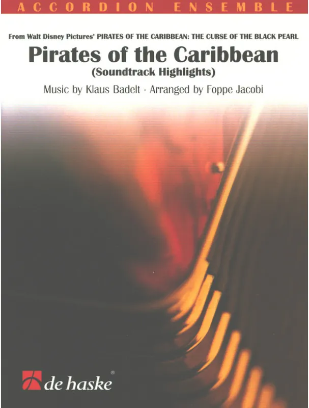 Pirates of the Caribbean / Piráti z Karibiku (noty pro akordeonový orchestr) Cenově Výhodný
