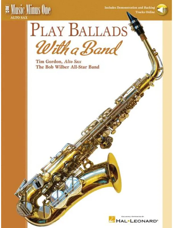 Nakupujte Hned Play Ballads with a Band (noty na altsaxofon) (+audio)