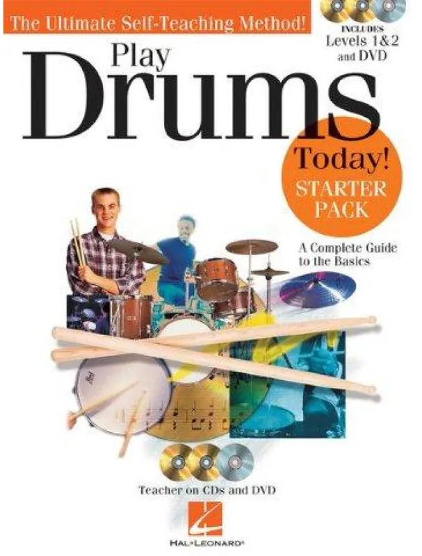 Cenový Hit Play Drums Today! Starter Pack (noty, bicí) (+CD & DVD)