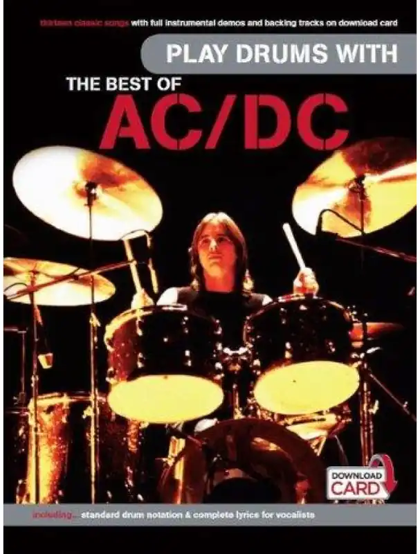Nejlepší Cena Play Drums With... The Best Of AC/DC (noty na bicí) (+audio)