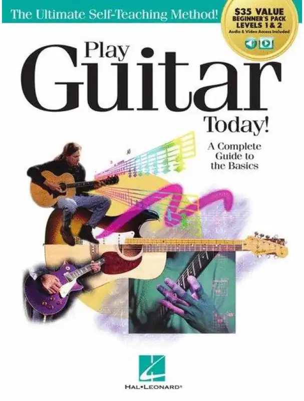Zlevněný Play Guitar Today! Beginner‘s Pack (noty, tabulatury na kytaru) (+audio+video)