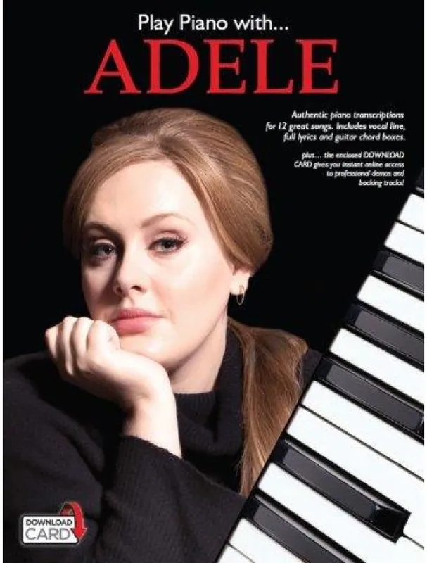 Přímo Od Výrobce Play Piano With... Adele (noty na klavír, zpěv, akordy) (+audio)