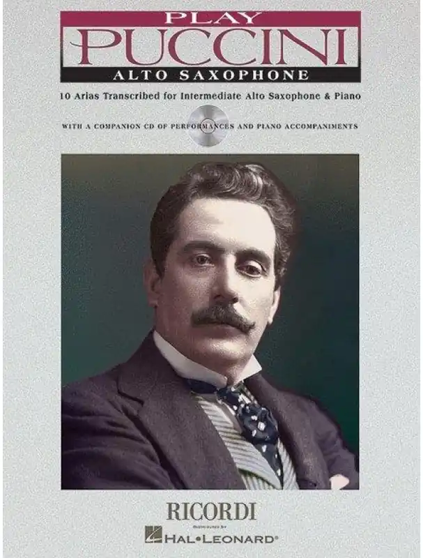 Play Puccini (noty na altsaxofon, klavír) (+audio) Omezená Nabídka
