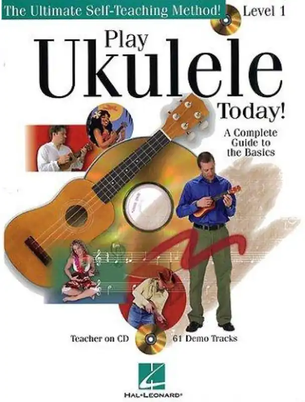 Horká Nabídka Play Ukulele Today! Level 1 (noty na ukulele) (+audio)