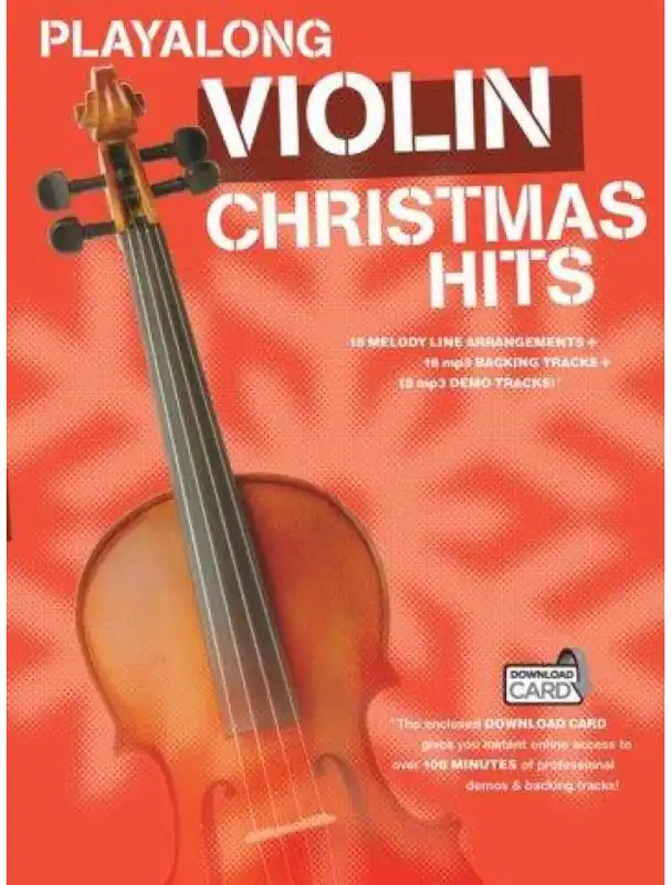 Ihned K Objednání Playalong Christmas Hits - Violin (noty na housle) (+audio)