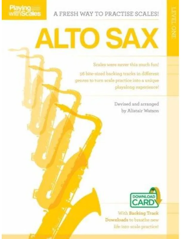 Playing With Scales Alto Saxophone Level 1 (noty na altsaxofon) (+audio) Akční Nabídka