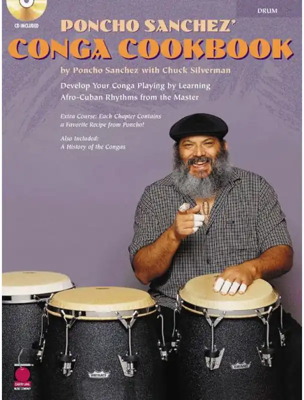 Poncho Sanchez‘ Conga Cookbook (noty na konga) (+audio) Jen Po Omezenou Doba