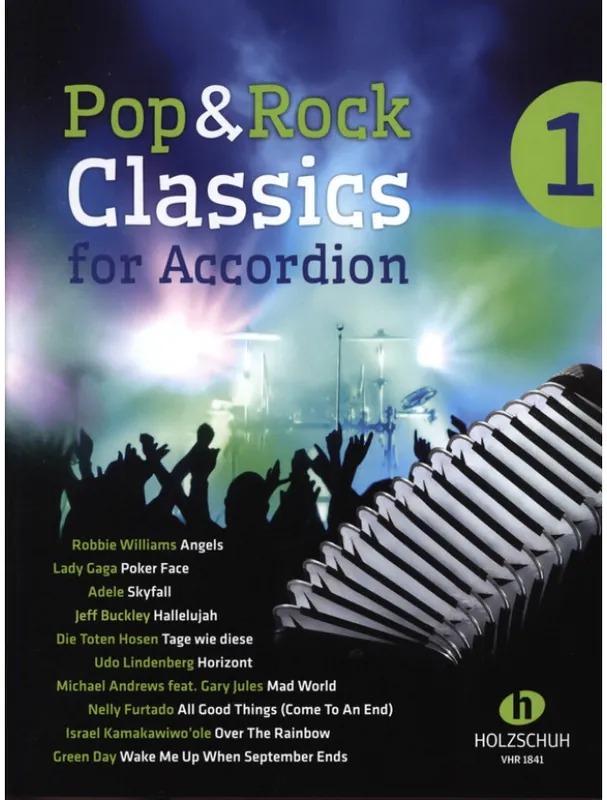 Pop & Rock Classics for Accordion 1 (noty na akordeon) Dokud Zásoby Vydrží