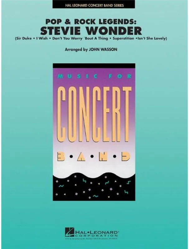 Přímo Od Výrobce Pop and Rock Legends Stevie Wonder (noty pro koncertní orchestr, party, partitura)