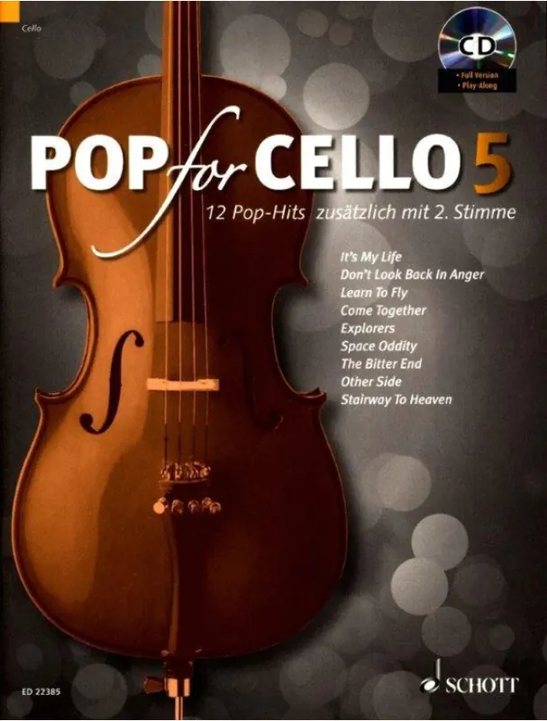 Pop For Cello 5 (noty na violoncello)(+audio) Novinka