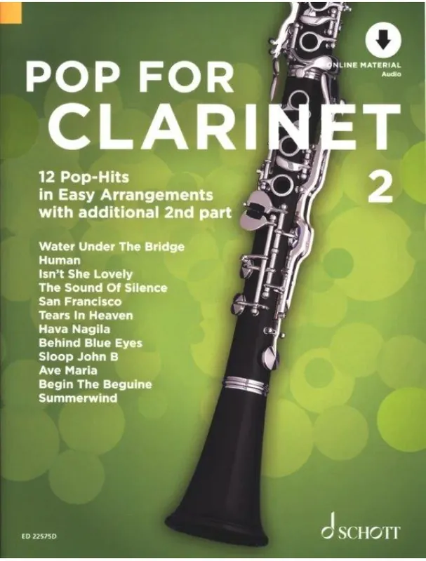 Pop For Clarinet 2 (noty na klarinet)(+audio) Akční Cena