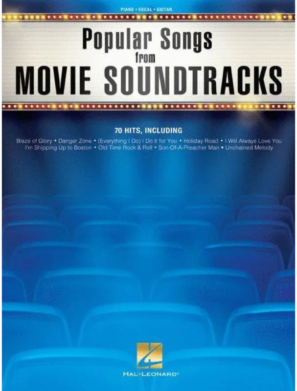 Zlevněný Popular Songs From Movie Soundtracks (noty na klavír, zpěv, akordy na kytaru)