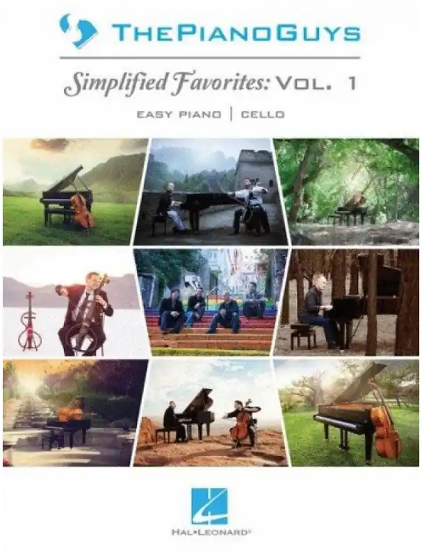 Zlevněný Preview The Piano Guys - Simplified Favorites, Vol. 1 (noty na snadný sólo klavír, violoncello)