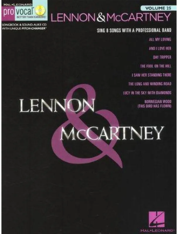 Pro Vocal 25 Lennon & McCartney (noty, melodická linka, akordy) Cenová Bomba