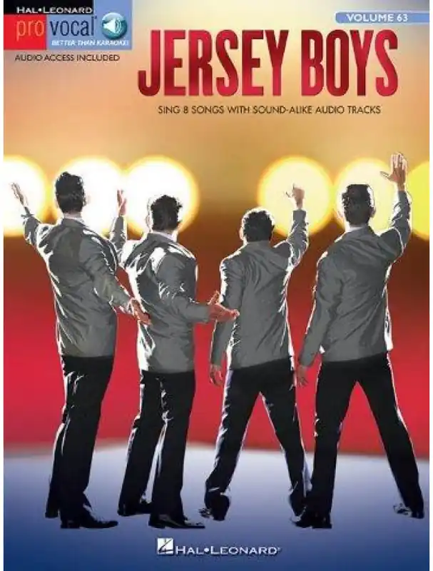 Pro Vocal Men‘s Edition - 63 Jersey Boys (noty, melodická linka, akordy) (+audio) Vrácení Zdarma