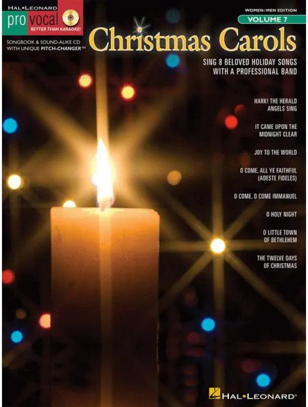 Pro Vocal Mixed 7 Christmas Carols (noty, melodická linka, akordy) (+audio) Must-Have
