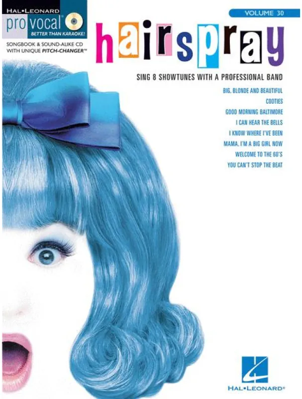Pro Vocal Women‘s 30 Hairspray (noty, melodická linka, akordy) (+audio) Autentický