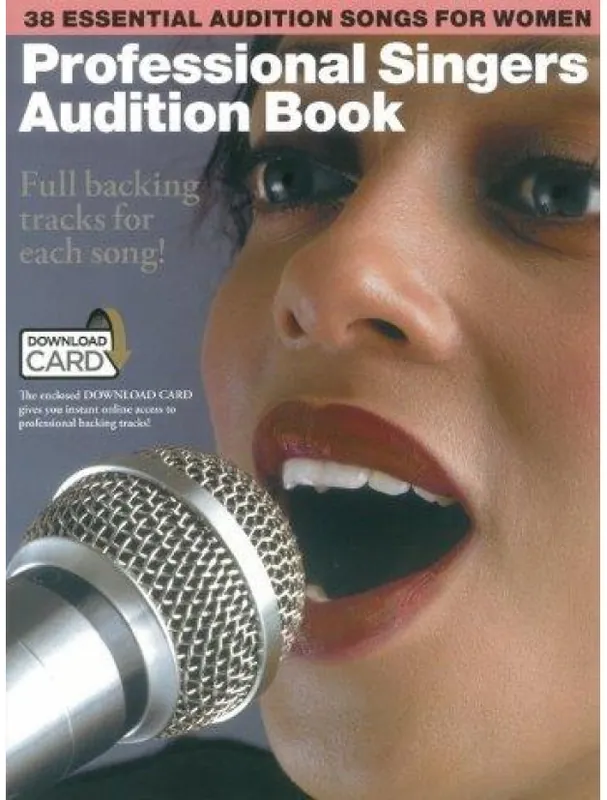 Cenová Bomba Professional Singers Audition Book (noty na klavír, zpěv, akordy na kytaru) (+audio)