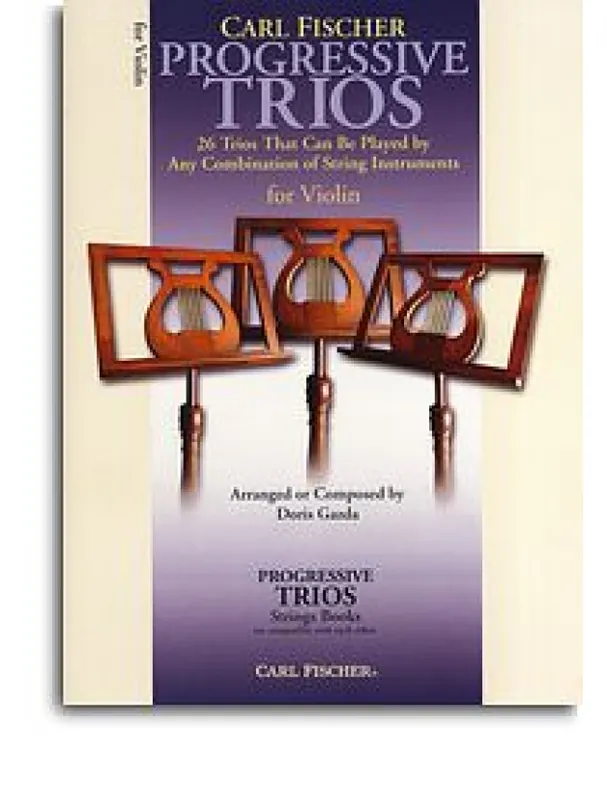 Cenový Hit Progressive Trios - 26 Trios For Any Combination Of String Instruments (noty, housle)