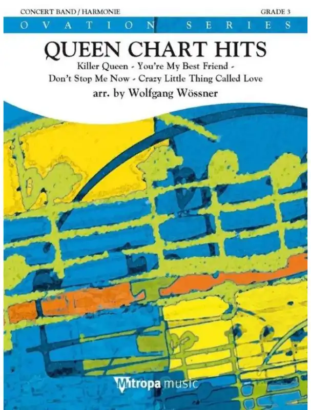 Aktuální Queen Chart Hits (noty pro koncertní orchestr, party, partitura)