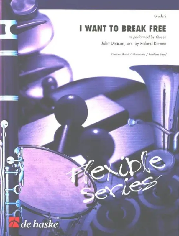 Tovární Cena Queen I Want To Break Free (noty pro čtyřčlenný flexibilní orchestr, party, partitura)
