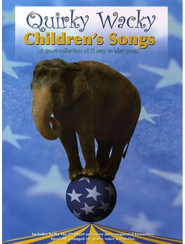 Quirky Wacky Children’s Songs (noty, klavír, zpěv, kytara, akordy) Cenová Bomba