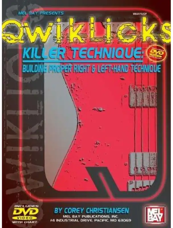 QwikLicks Killer Technique (noty na kytaru) (+DVD) Speciální Cena