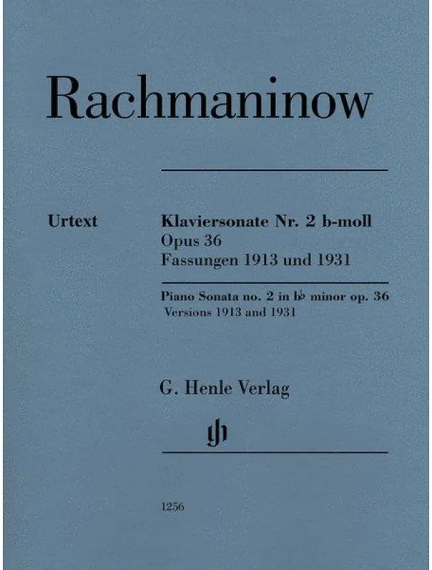Rychlé Dodání Rachmaninov Piano Sonata no. 2 in b flat minor op. 36 (noty na klavír)