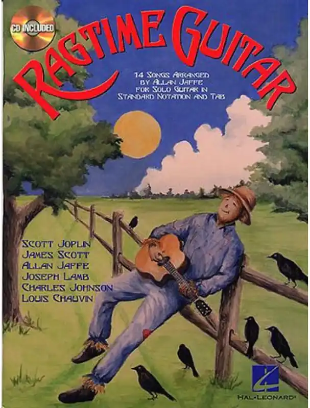 Vysoce Kvalitní Ragtime Guitar (noty, kytarová tabulatura)