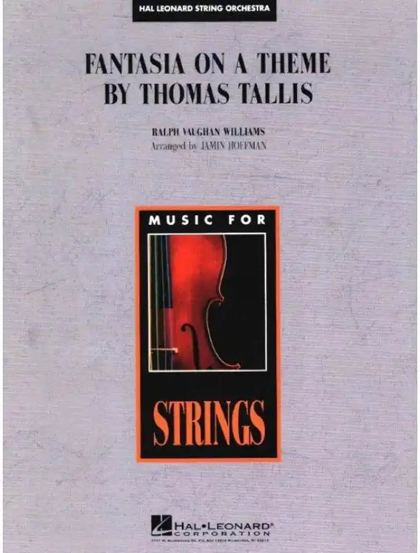 Dokud Zásoby Vydrží Ralph Vaughan Williams Fantasia on a Theme by Thomas Tallis (noty pro smyčcový orchestr, party, partitura)