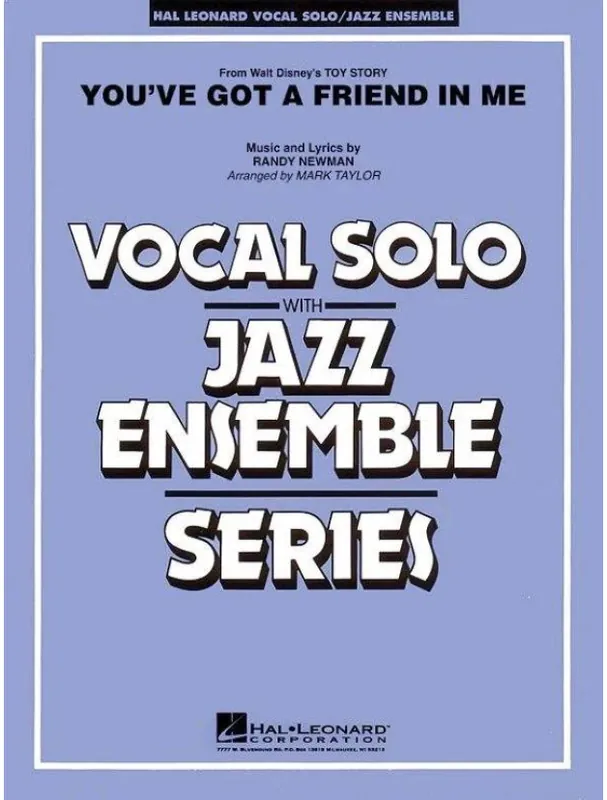 Randy Newman You‘ve Got a Friend in Me (noty pro jazzový orchestr+zpěv, party, partitura) Expresní Doručení