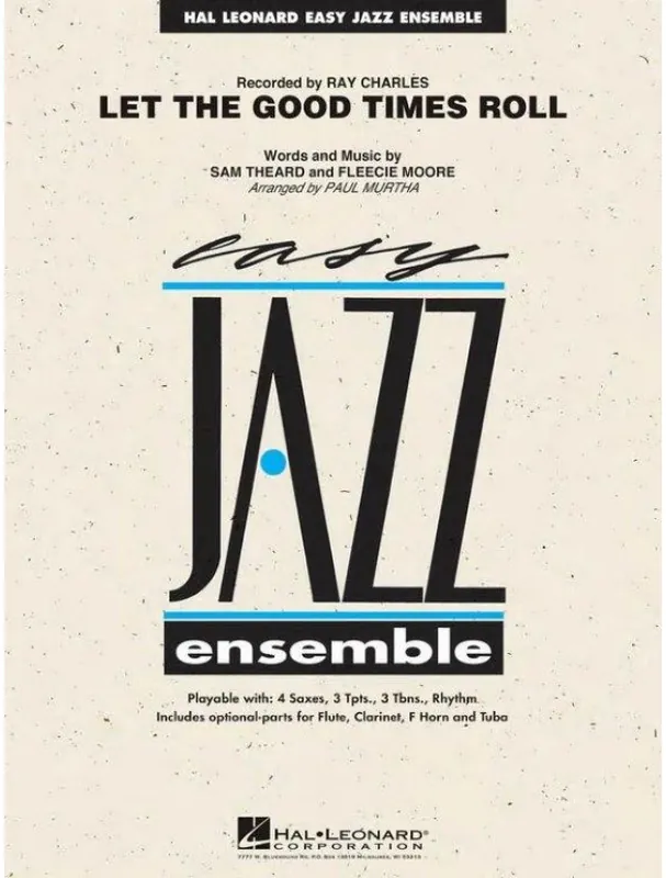 Bezpečná Platba Ray Charles Let the Good Times Roll (snadné noty pro jazzový orchestr, party, partitura)