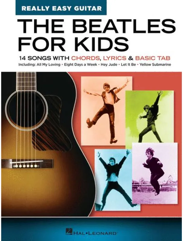 Really Easy Guitar Series Beatles for Kids (akordy na kytaru, texty písní) Horká Nabídka