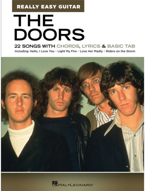 Odeslání Ihned Really Easy Guitar The Doors (akordy na kytaru, texty písní)