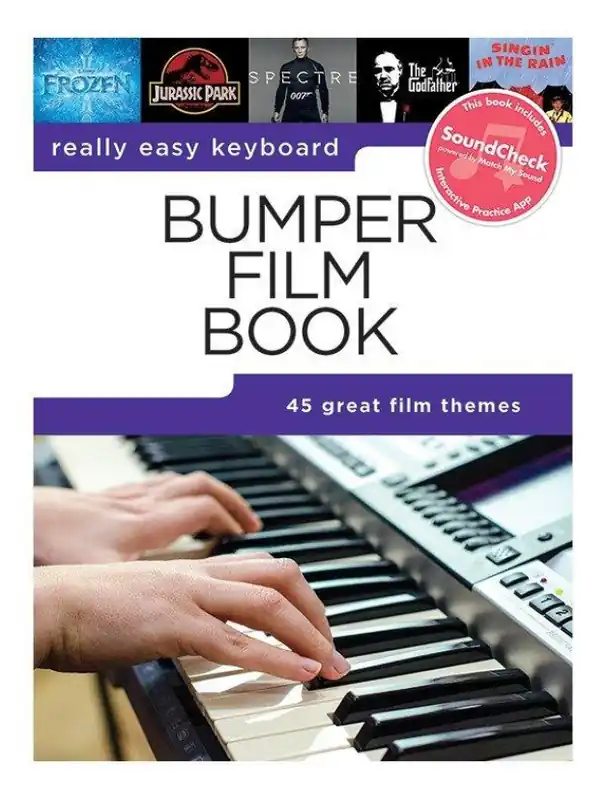 Cenově Výhodný Really Easy Keyboard Bumper Film Book (noty na keyboard) (+audio & software)