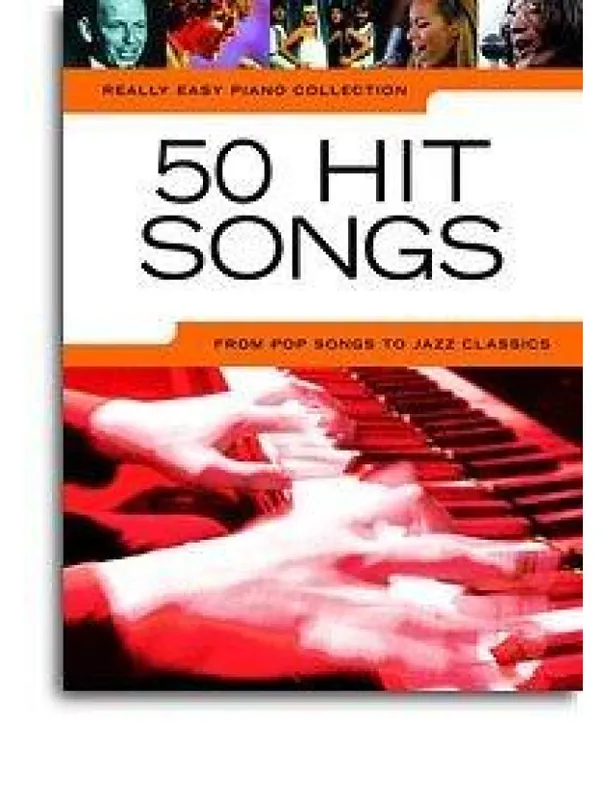 Really Easy Piano Collection 50 Hit Songs (noty, sólo klavír, akordy) Akce