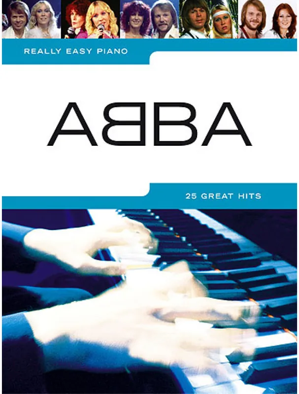 Really Easy Piano ABBA (noty na snadný klavír) Bezpečná Platba