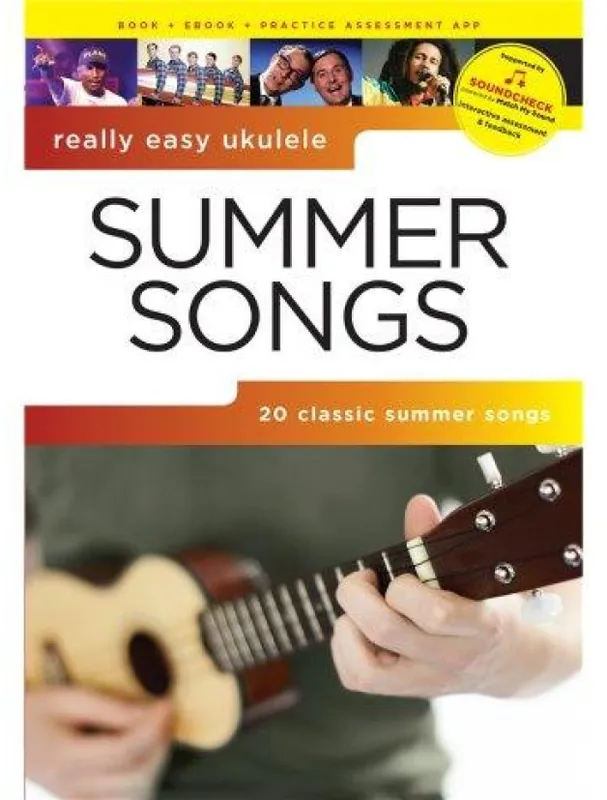 Přímo Od Výrobce Really Easy Ukulele Summer Songs (noty, melodická linka, akordy) (+audio & software & eBook)