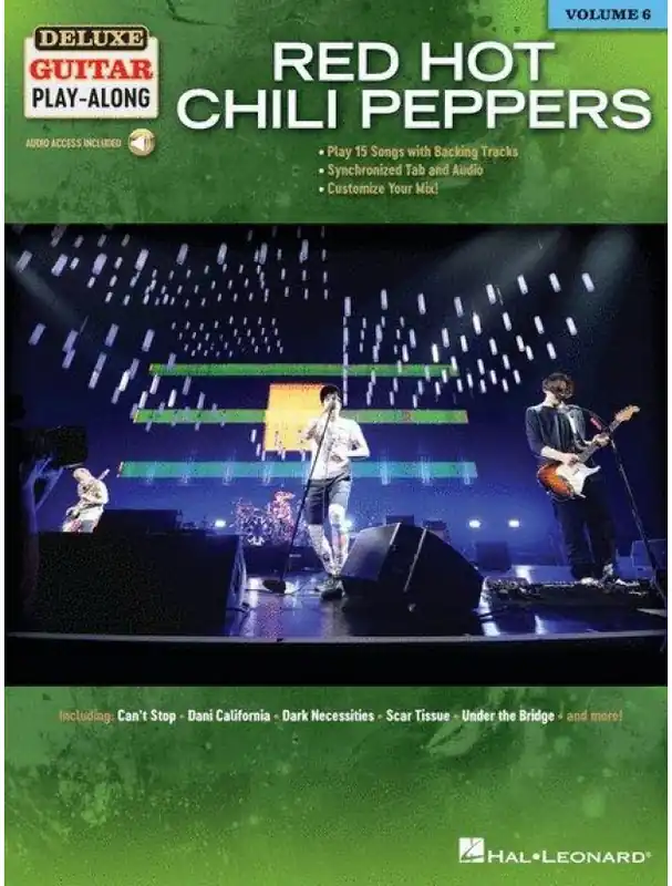 Red Hot Chili Peppers Deluxe Guitar Play-Along Vol. 6 (noty, tabulatury na kytaru)(+audio) Hit Sezóny